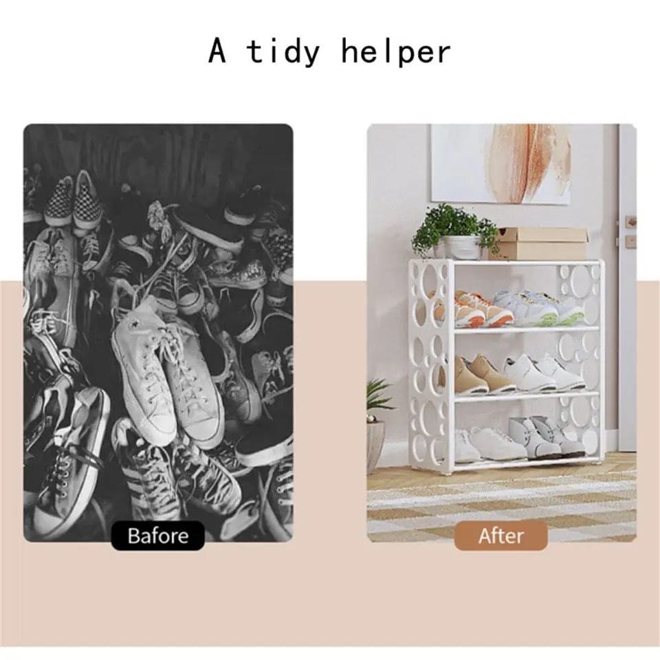 4 Layer Bubble Hole Shoe Rack, Creative Multilayer Shoe Rack, Multipurpose Space Saving Shoe Rack, Removable Assembly Shoe Cabinet for Home, Dustproof Shoe Cabinet For Home Entrance 4 Layer Bubble Hole Shoe Rack, Creative Multilayer Shoe Rack, Multipurpose Space Saving Shoe Rack, Removable Assembly Shoe Cabinet for Home, Dustproof Shoe Cabinet For Home Entrance